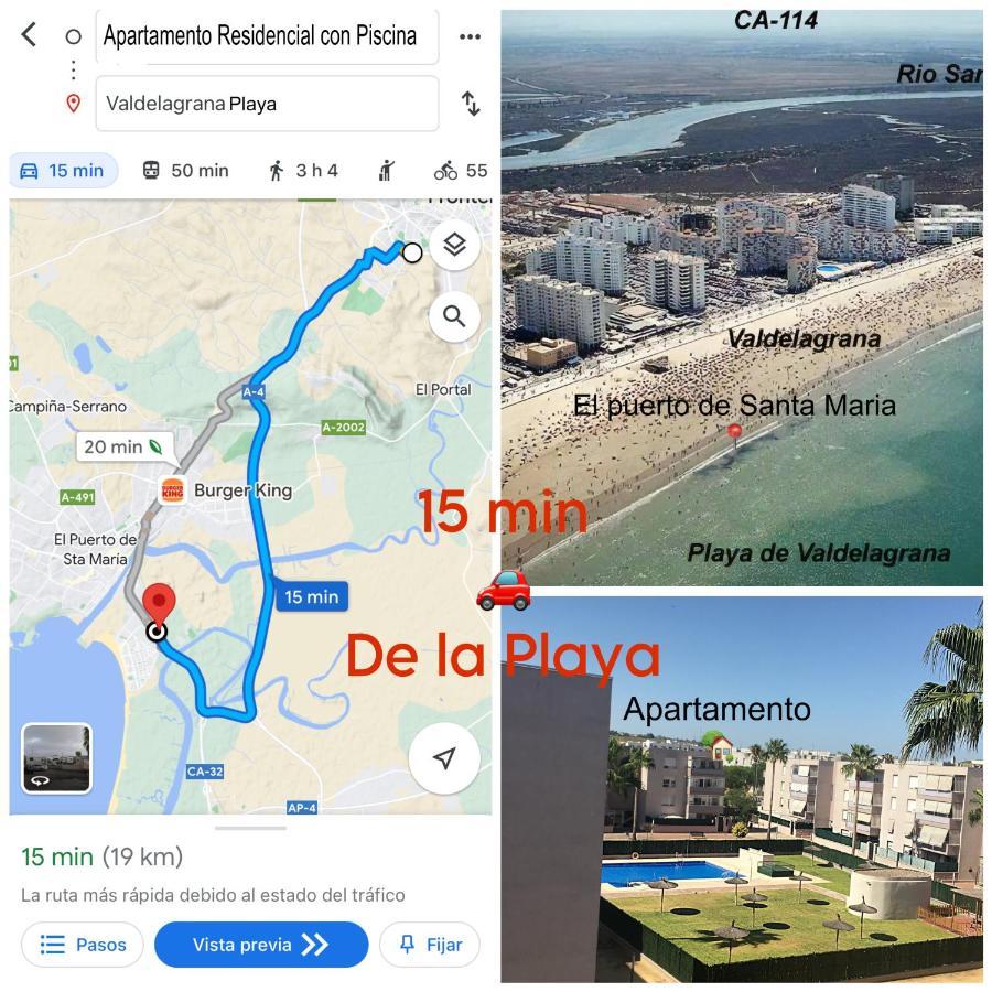 Apartamento Jerez Sur - Con Piscina Y Garaje Leilighet Jerez de la Frontera Eksteriør bilde